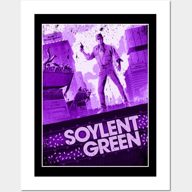 Soylent's Chilling Revelation A Sci-Fi Classic Wall Art by Mythiana